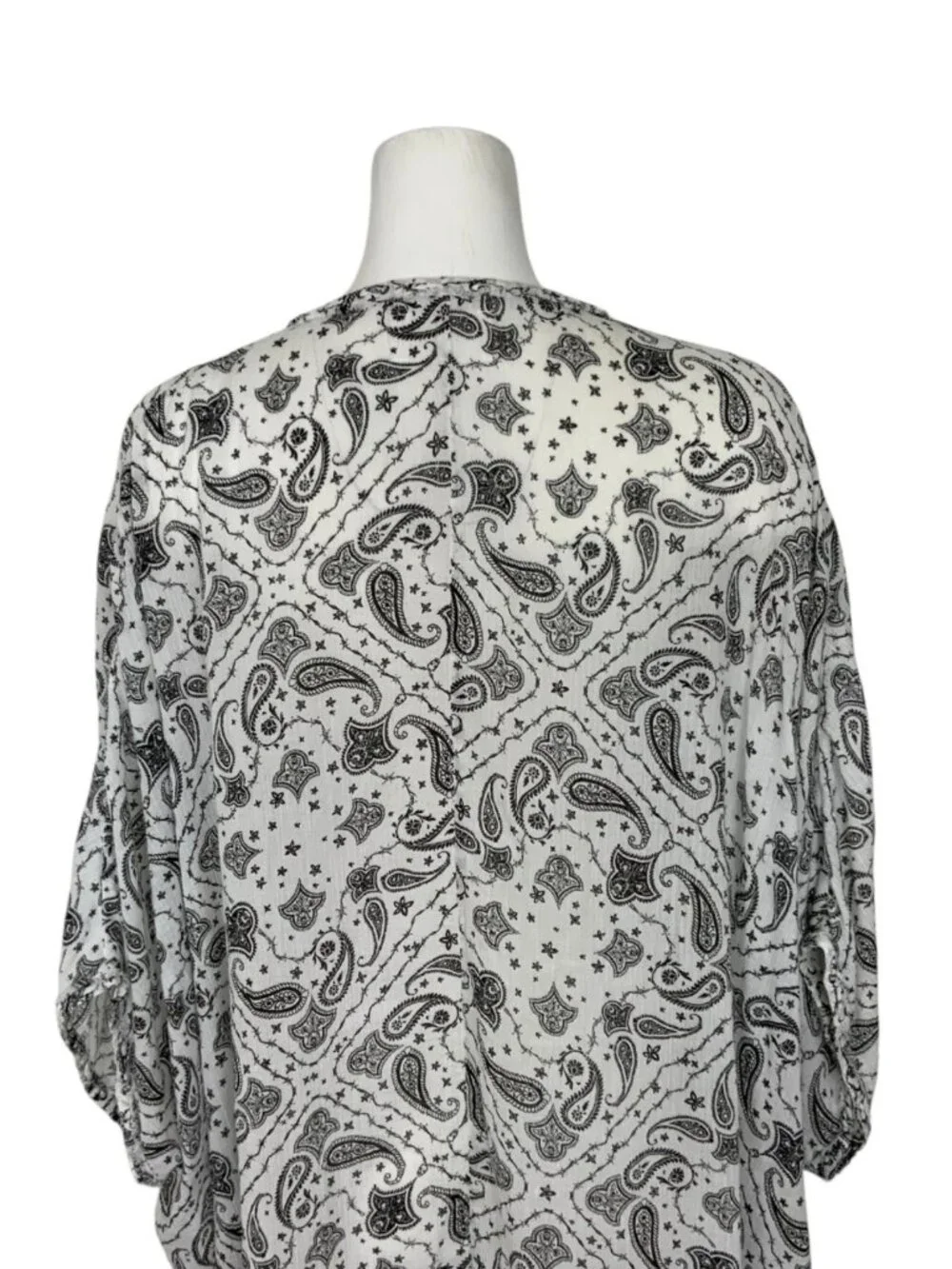 Zadig & Voltaire Raba Print Tunic Dress Swim Cover Up M Paisley Oversized